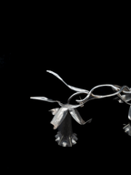 Art Nouveau Silver-Plated Lily Candleholder