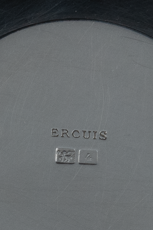 Art Deco Egg Cup & Spoon by Ercuis