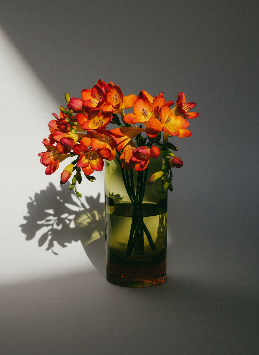 Vase en verre onde optique — Erich Jachmann