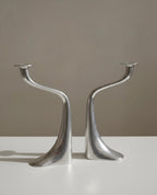 Bougeoirs Driade en aluminium