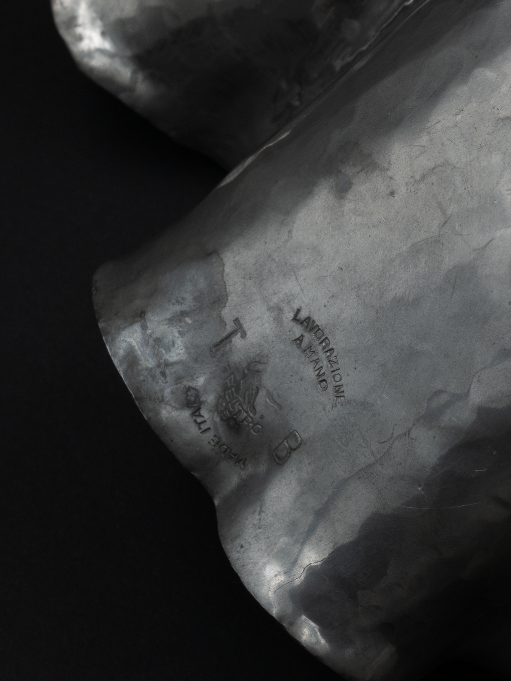 Handcrafted Pewter Shell Ice Bucket