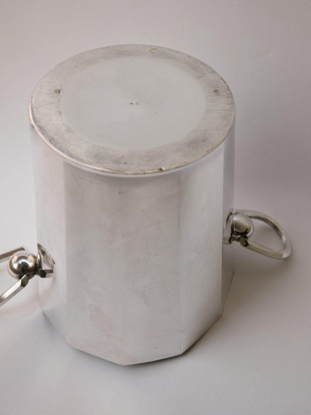 Deschamps Frères French Art Deco Silver-Plated Champagne Bucket, c. 1930s