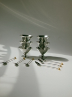 Art Deco Coupes with Beaded Spoons