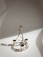 Art Deco Swirl Candelabra