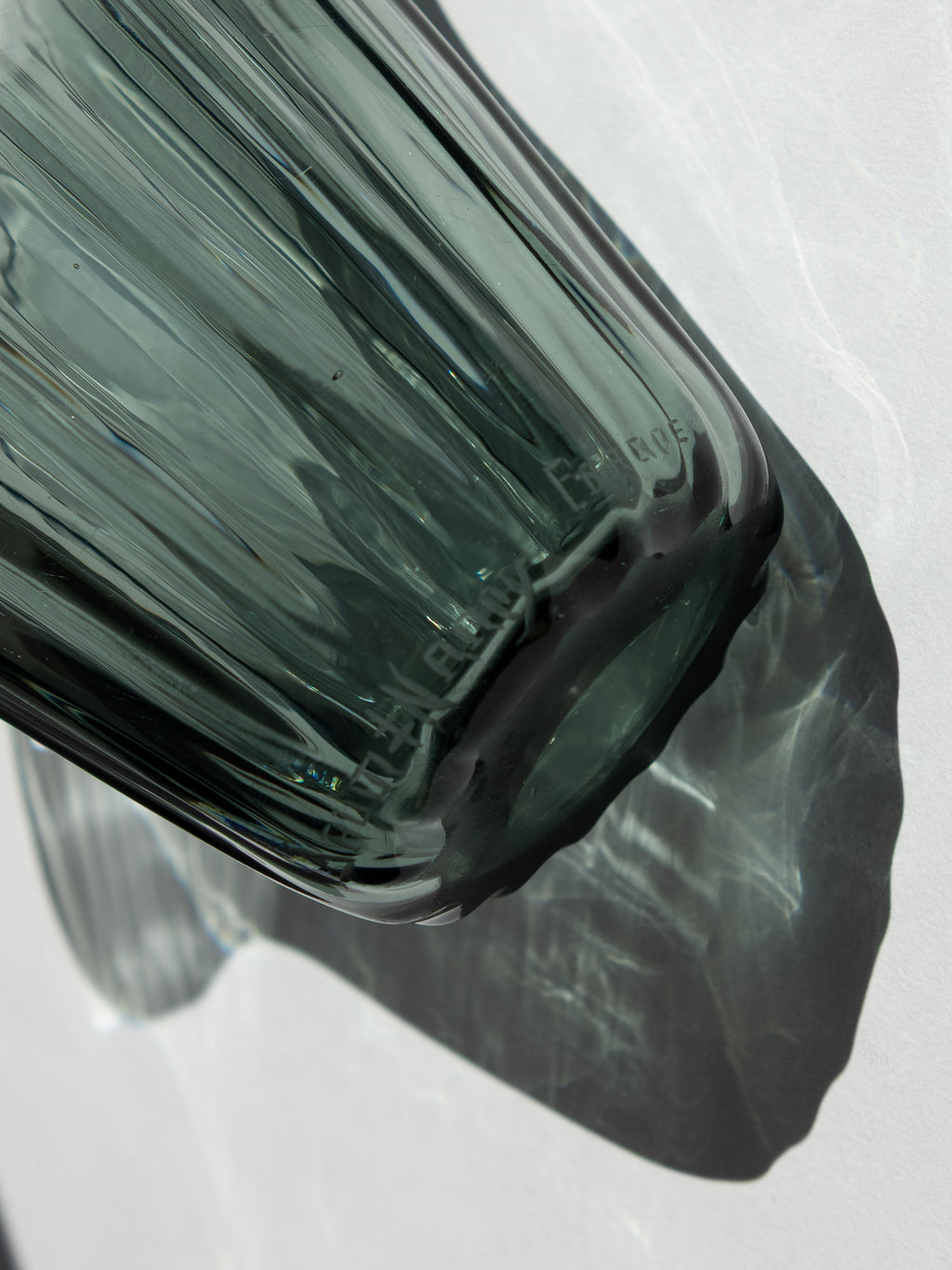 Daum "Corolle" Smoky Blue Art Glass Vase