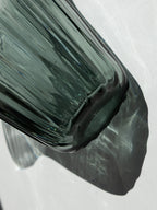 Daum "Corolle" Smoky Blue Art Glass Vase