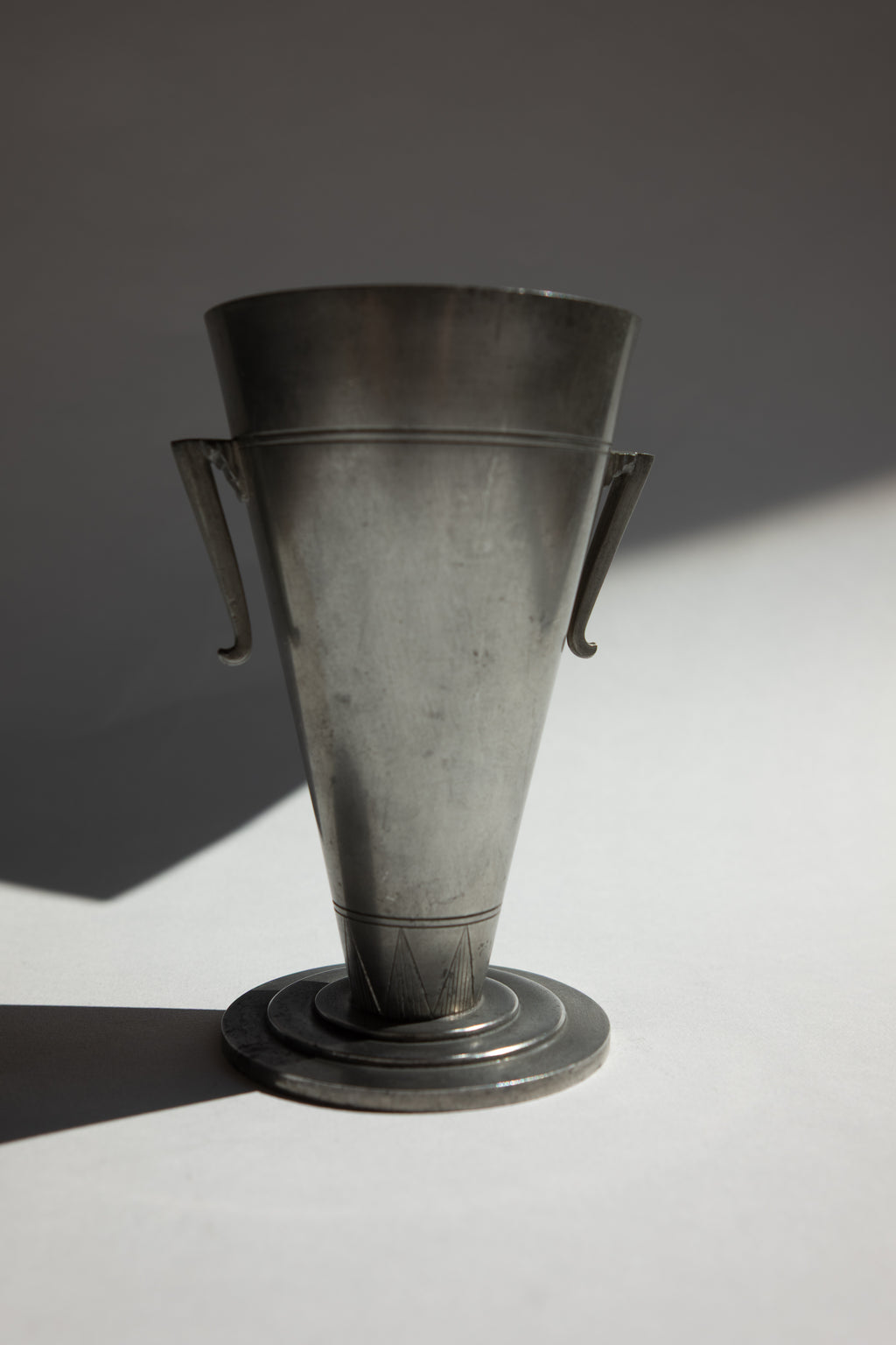 Swedish Grace Pewter Vase by Prima Svenskt Tenn