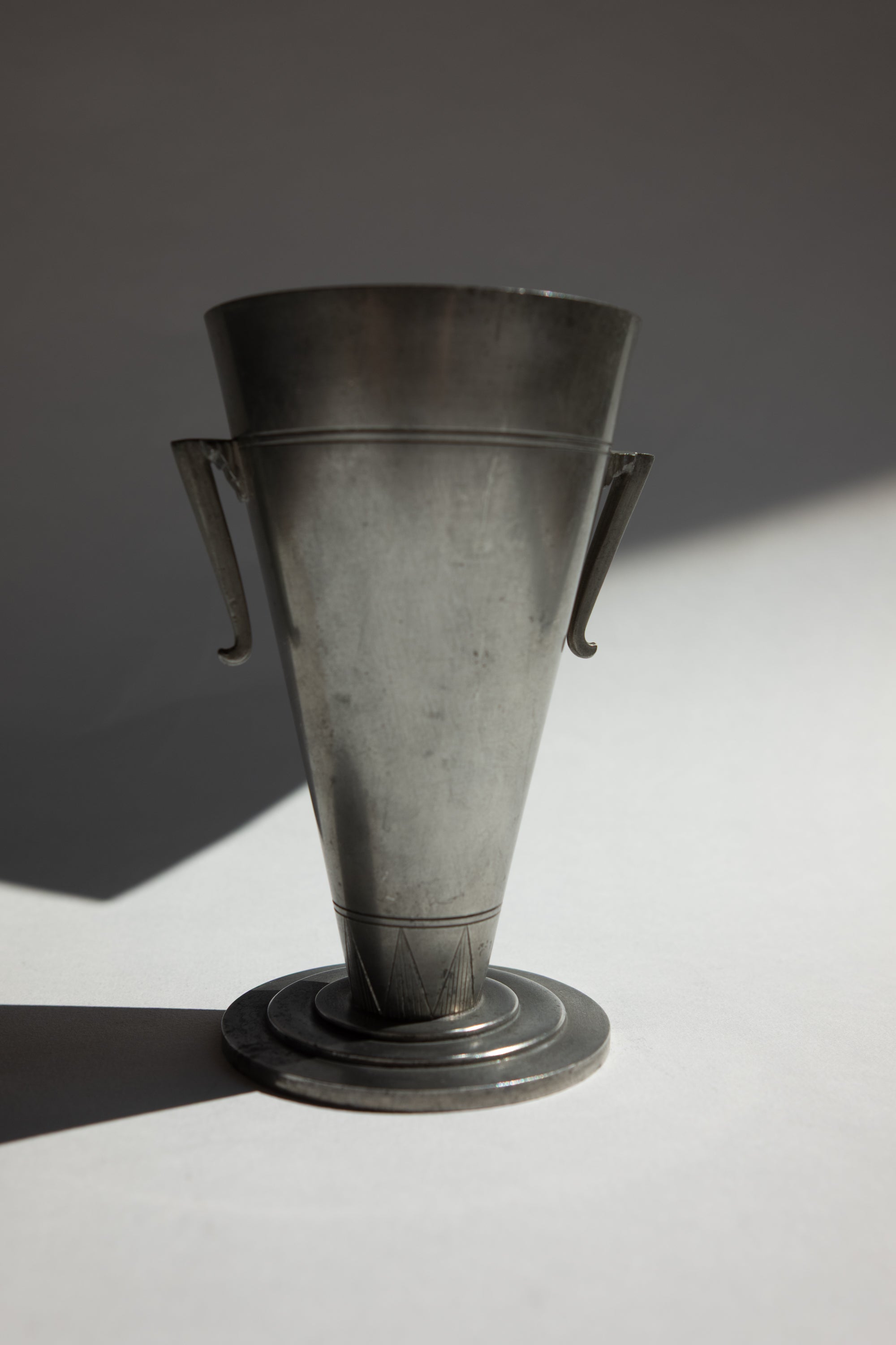 Swedish Grace Pewter Vase by Prima Svenskt Tenn