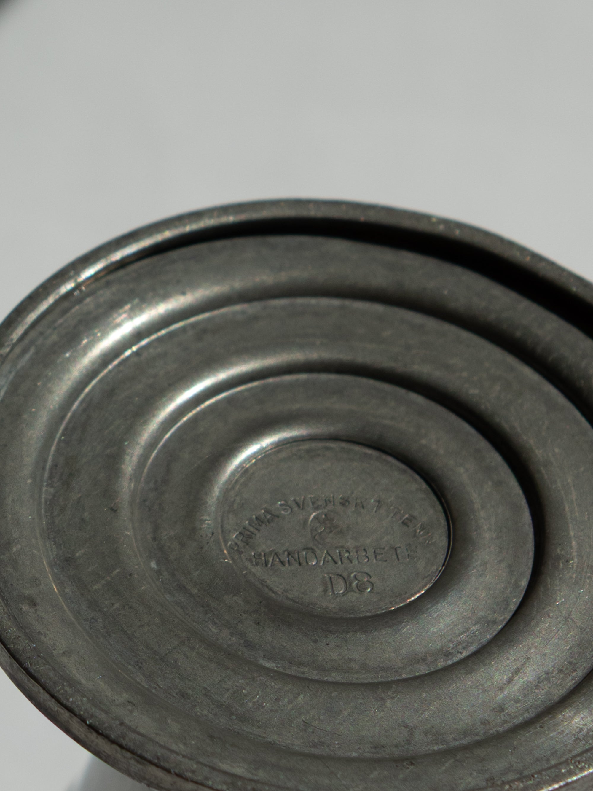 Swedish Grace Pewter Vase by Prima Svenskt Tenn