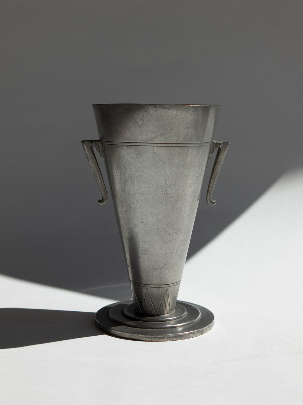Swedish Grace Pewter Vase by Prima Svenskt Tenn