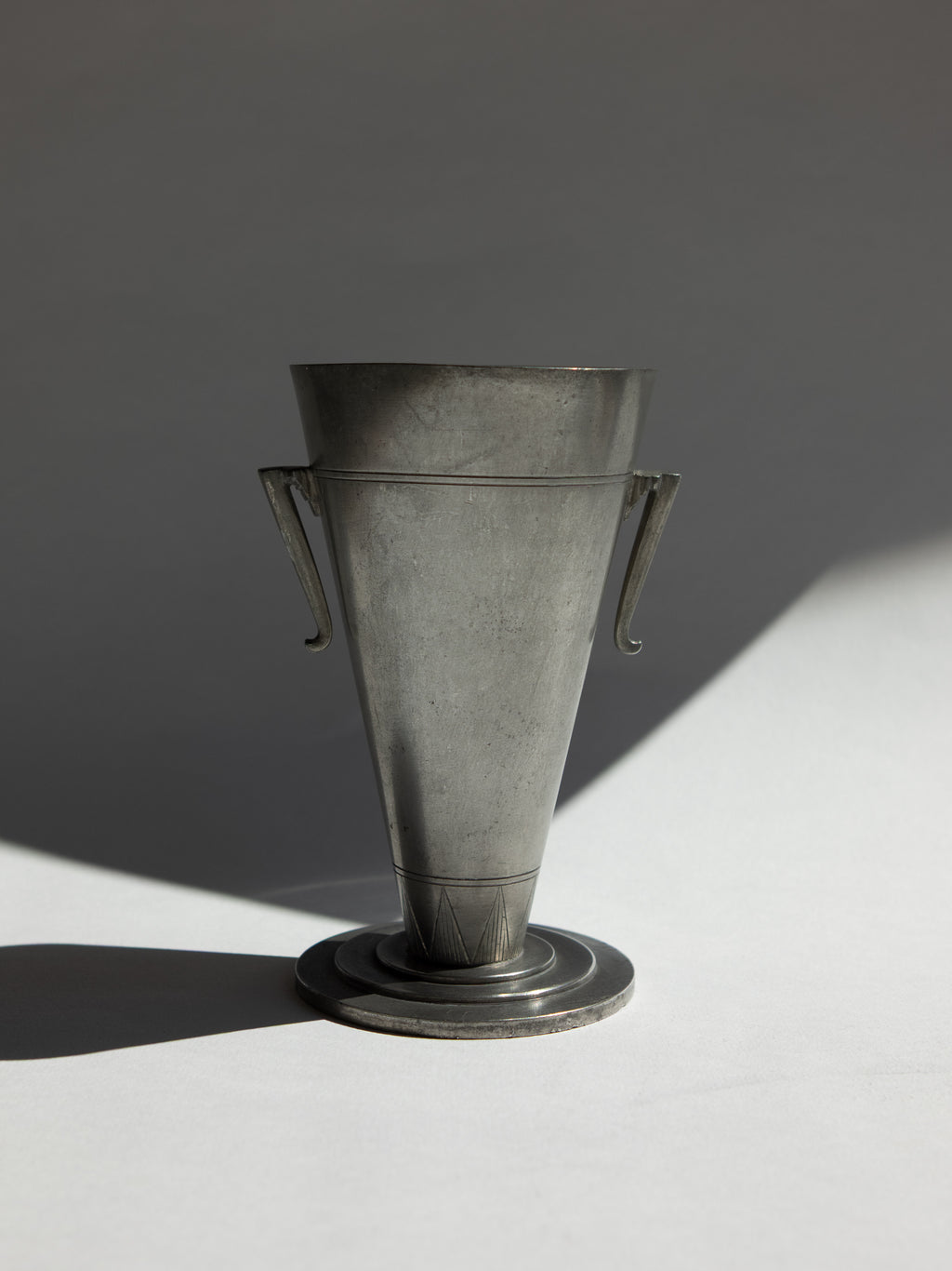 Swedish Grace Pewter Vase by Prima Svenskt Tenn