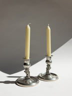 Pair of Swedish Grace Pewter Lion Candlesticks by Eskilstuna Metallindustri (EM) | Svenskt Tenn
