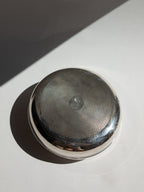 Art Deco Engine-Turned Guilloché Silver Bonbonnière with Mirror Finish, Hallmarked.