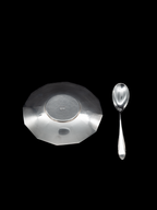 Coquetier et cuillère Art Déco Ercuis