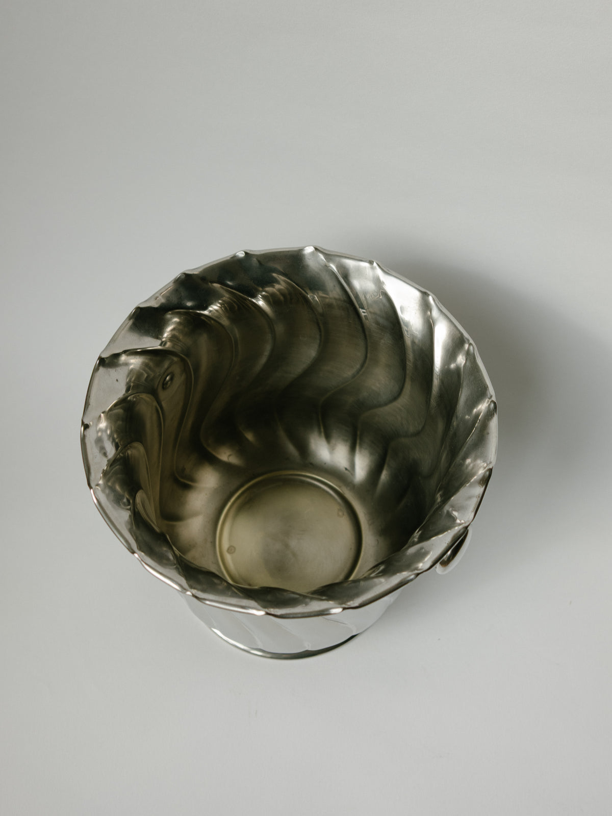 Silver-Plated Italian Fluted Champagne Bucket