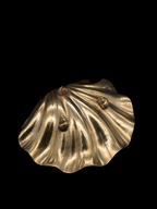 Brass Shell Footed Bowl