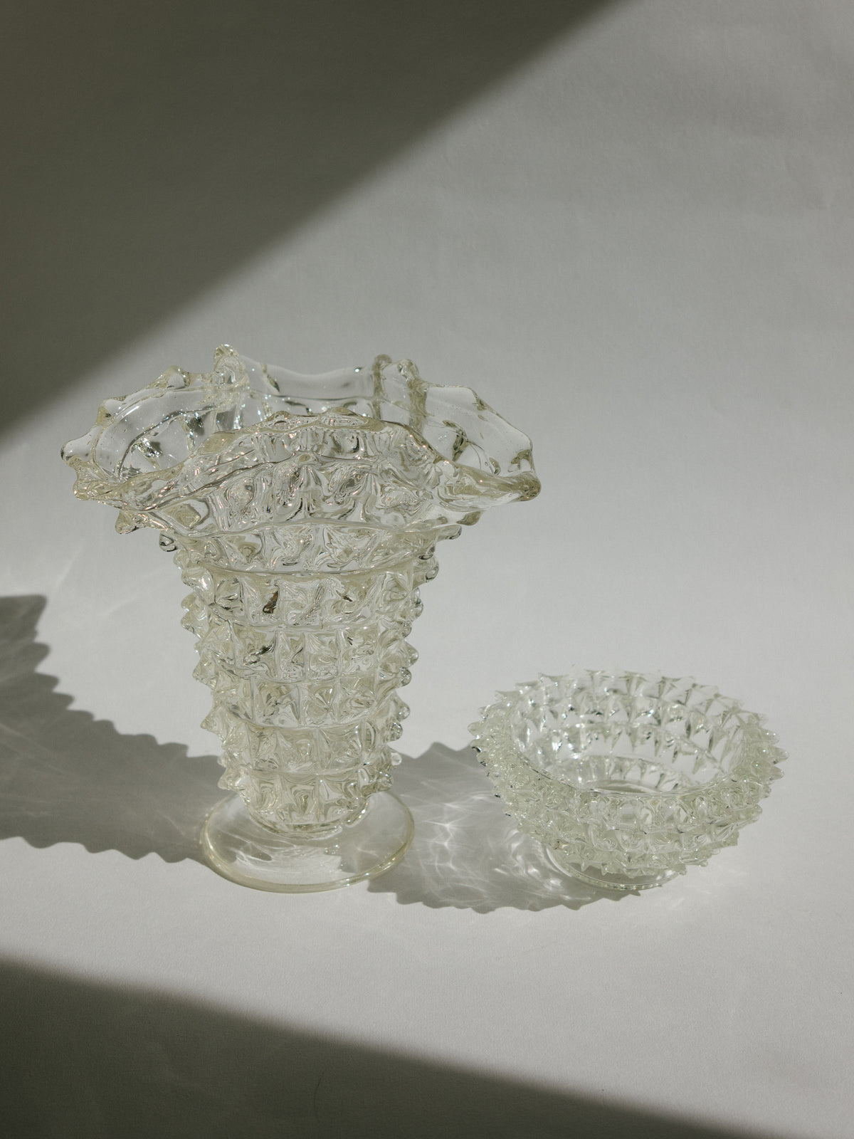 Ercole Barovier “Rostrato” Murano Glass Bonbonnière  | Barovier&Toso