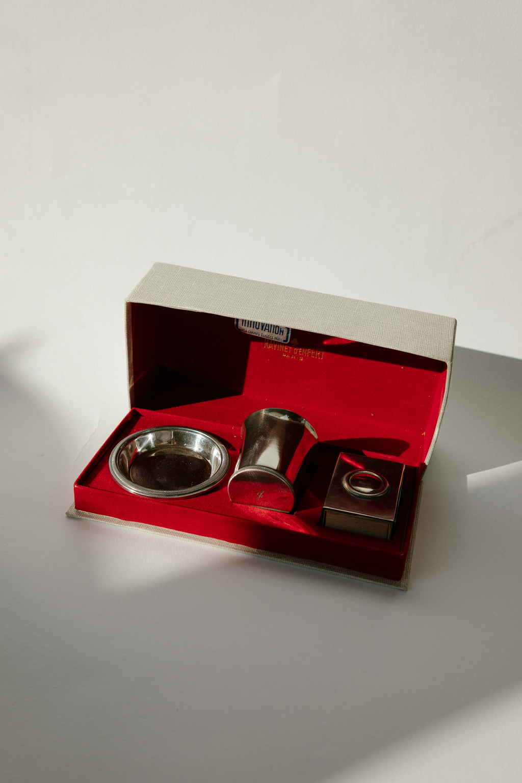 Ravinet d’Enfert Art Deco Smoking Set