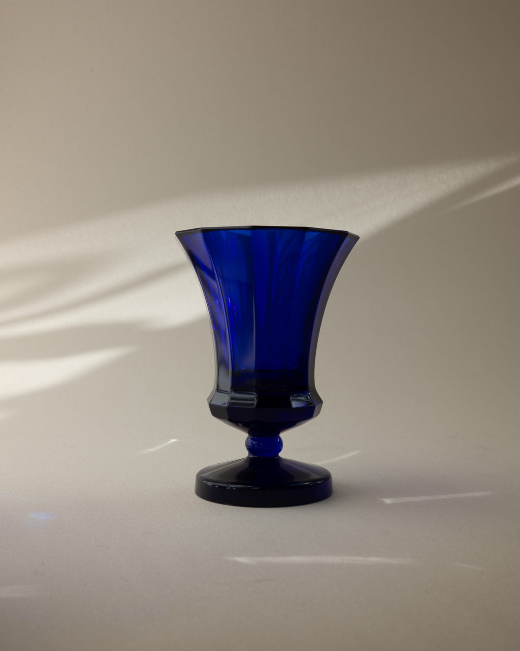 Leo Moser Faceted Bohemia Vase