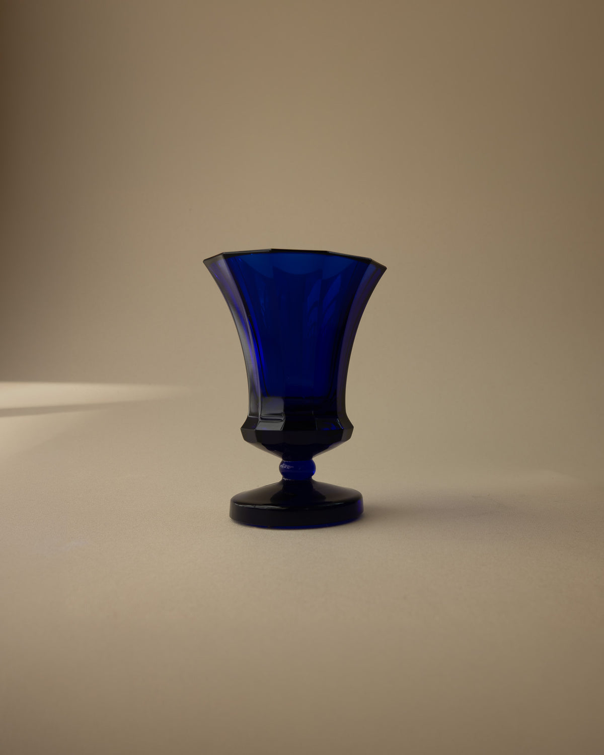 Leo Moser Faceted Bohemia Vase