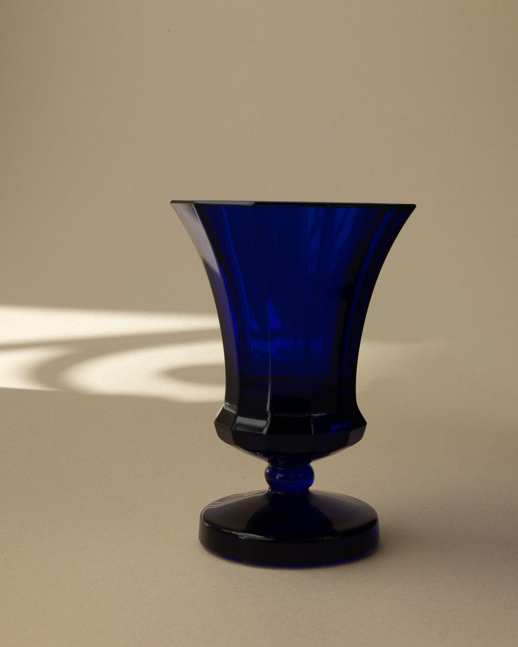 Leo Moser Faceted Bohemia Vase