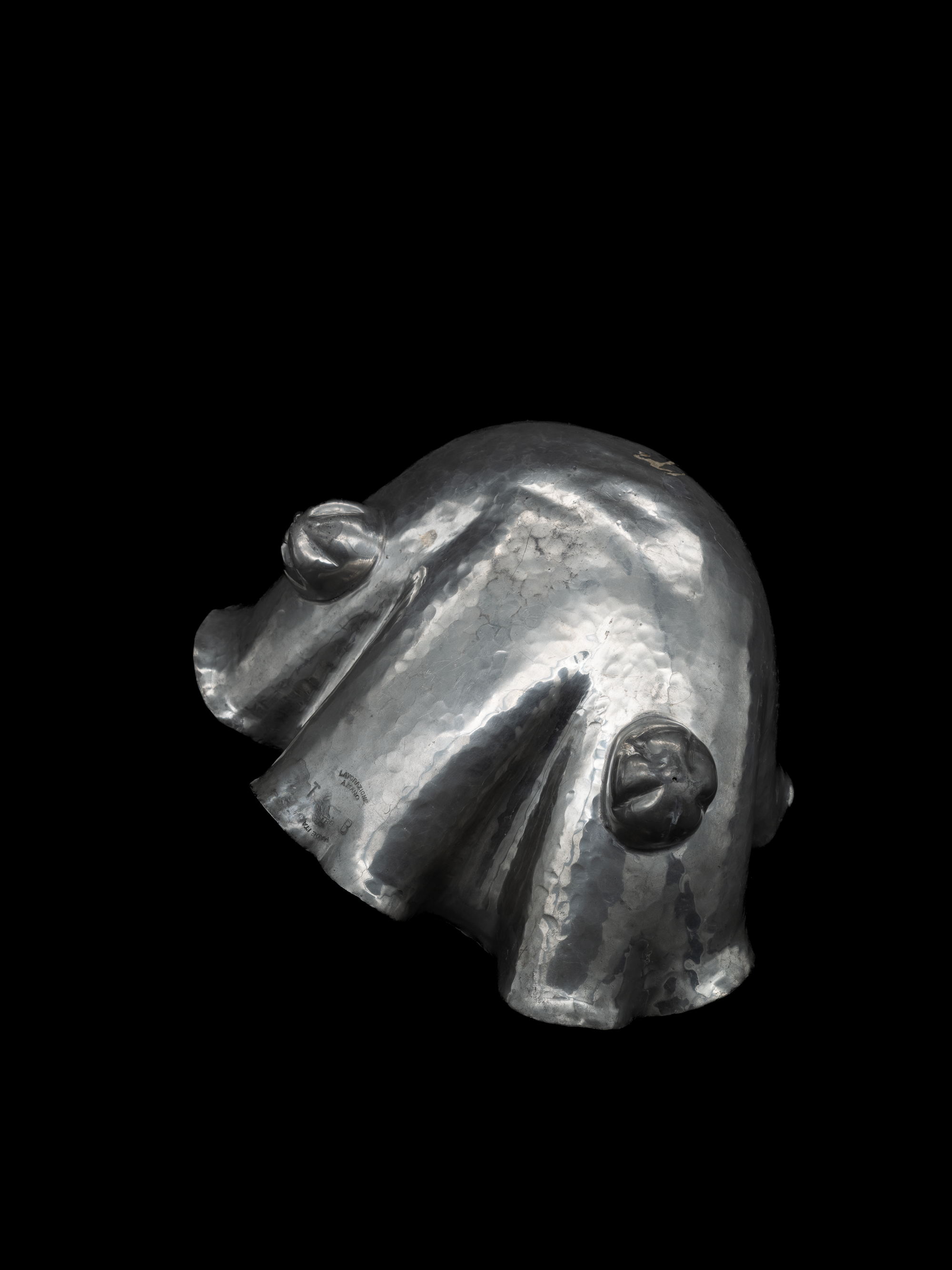 Handcrafted Pewter Shell Ice Bucket