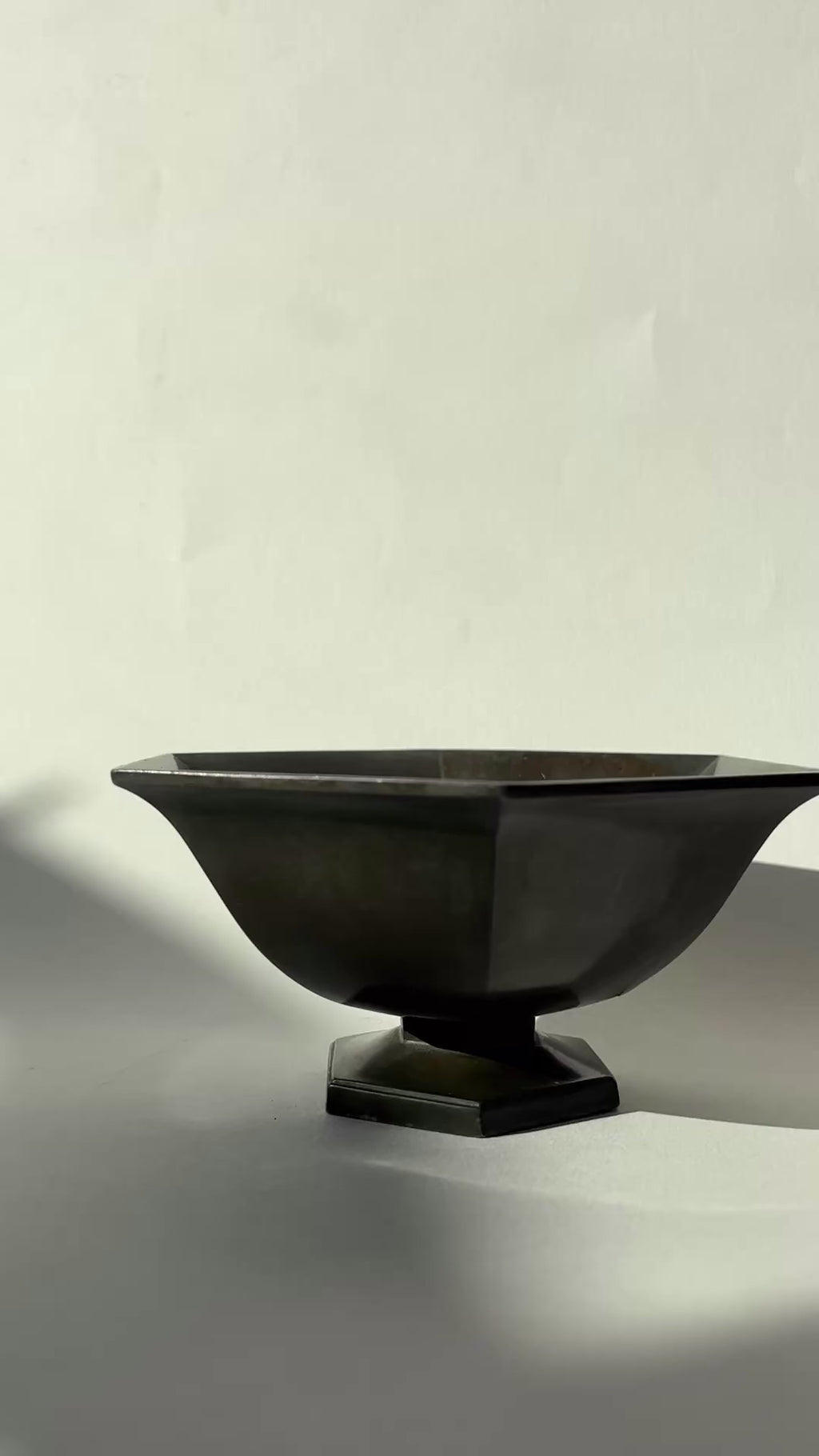 Just Andersen Disko Metal Footed Bowl
