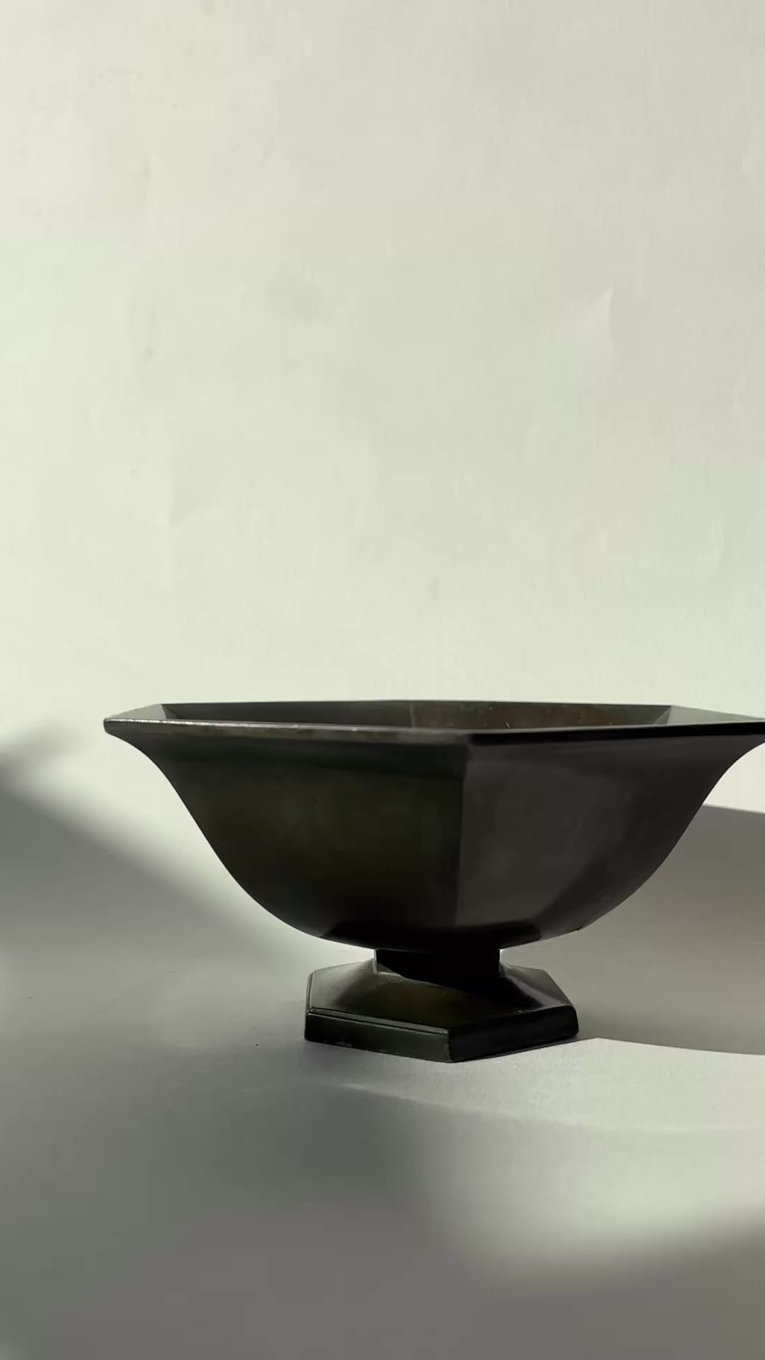 Just Andersen Disko Metal Footed Bowl