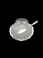 N. Collet Shell Butter Dish & Knife Set