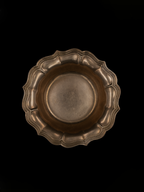Scalloped Brass Centre Bowl