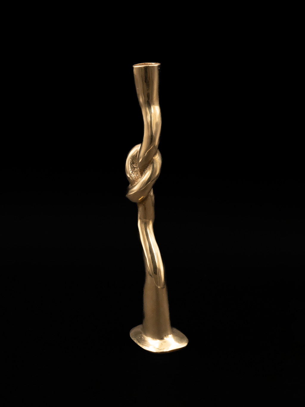 Sculptural Knot Candlestick
