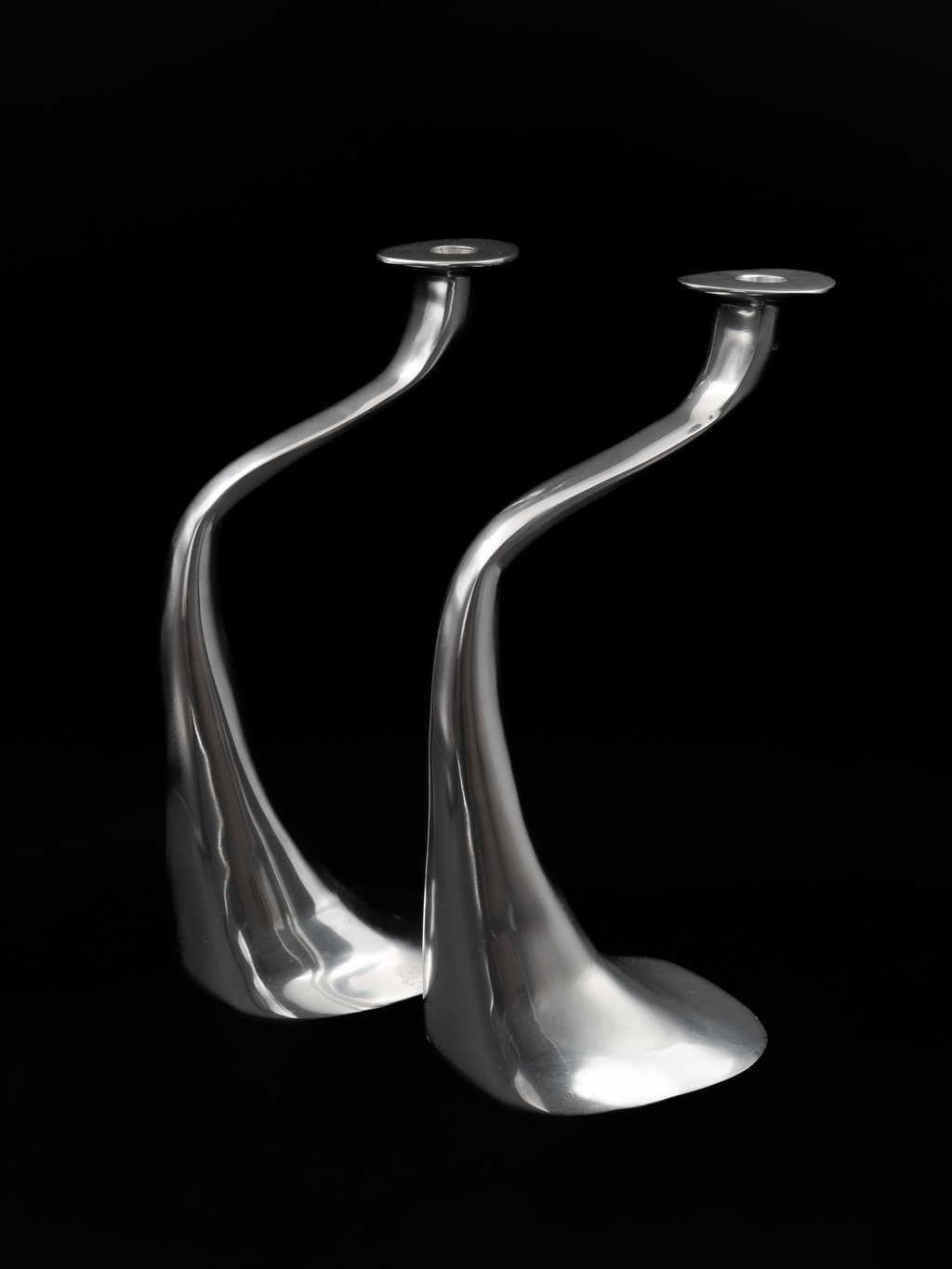 Xavier Lust Cast Aluminium Candleholders
