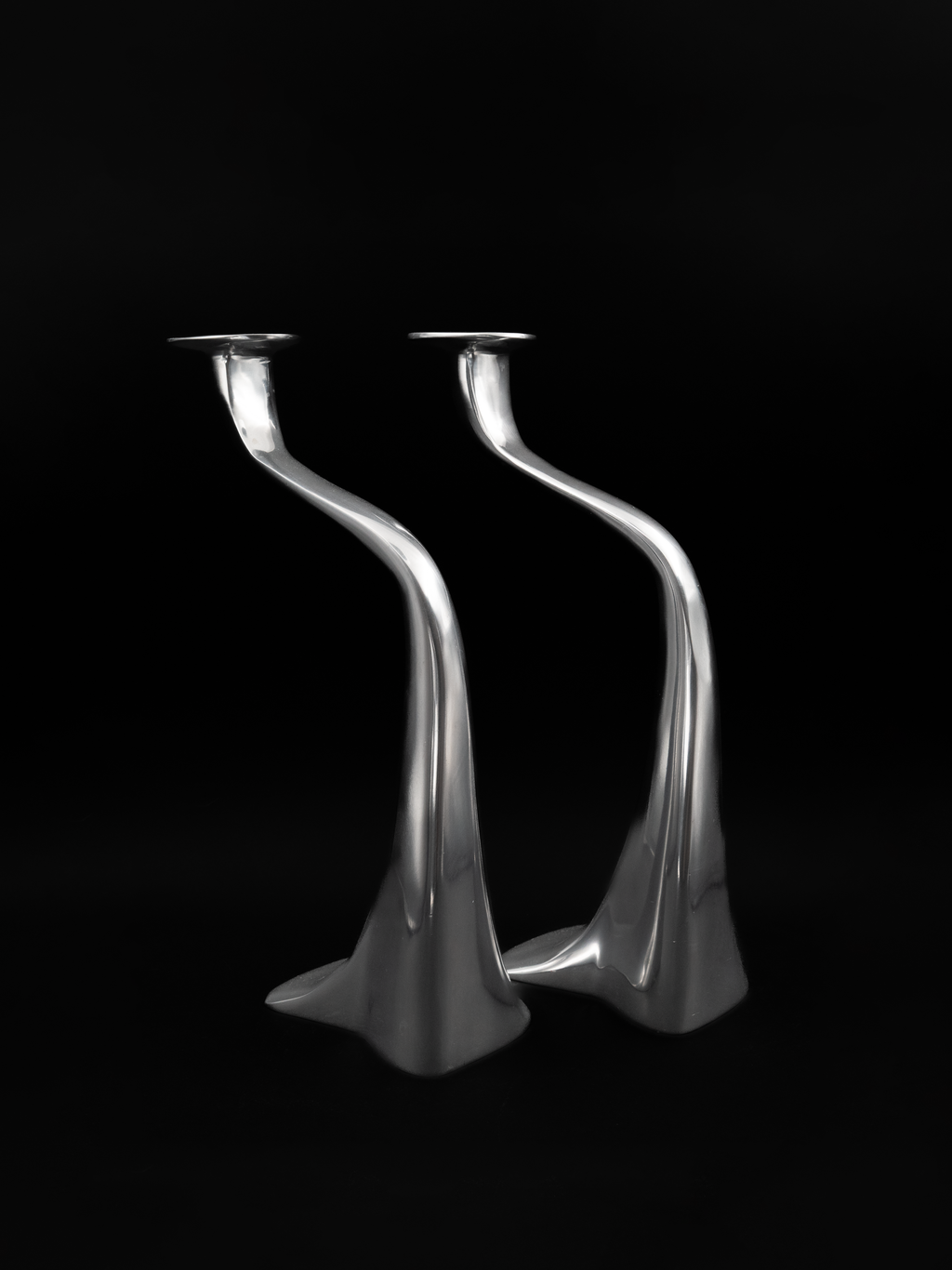 Xavier Lust Cast Aluminium Candleholders