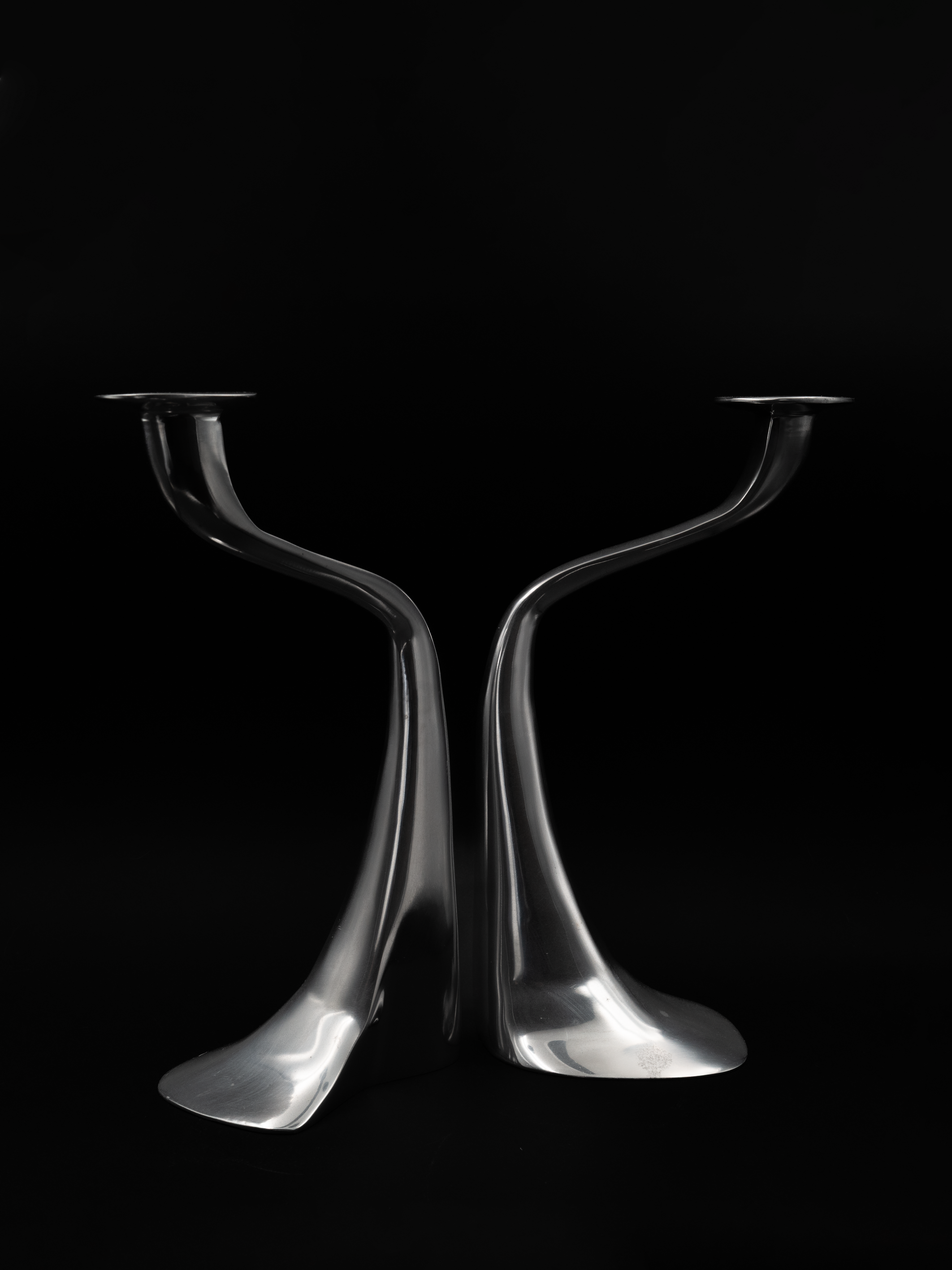 Xavier Lust Cast Aluminium Candleholders for Driade