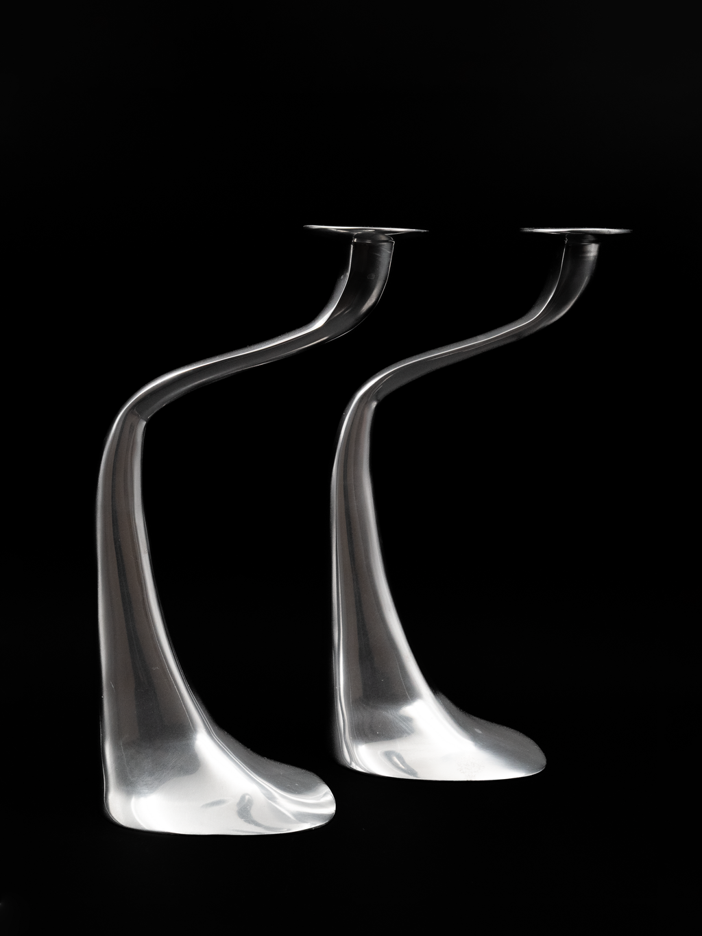 Xavier Lust Cast Aluminium Candleholders