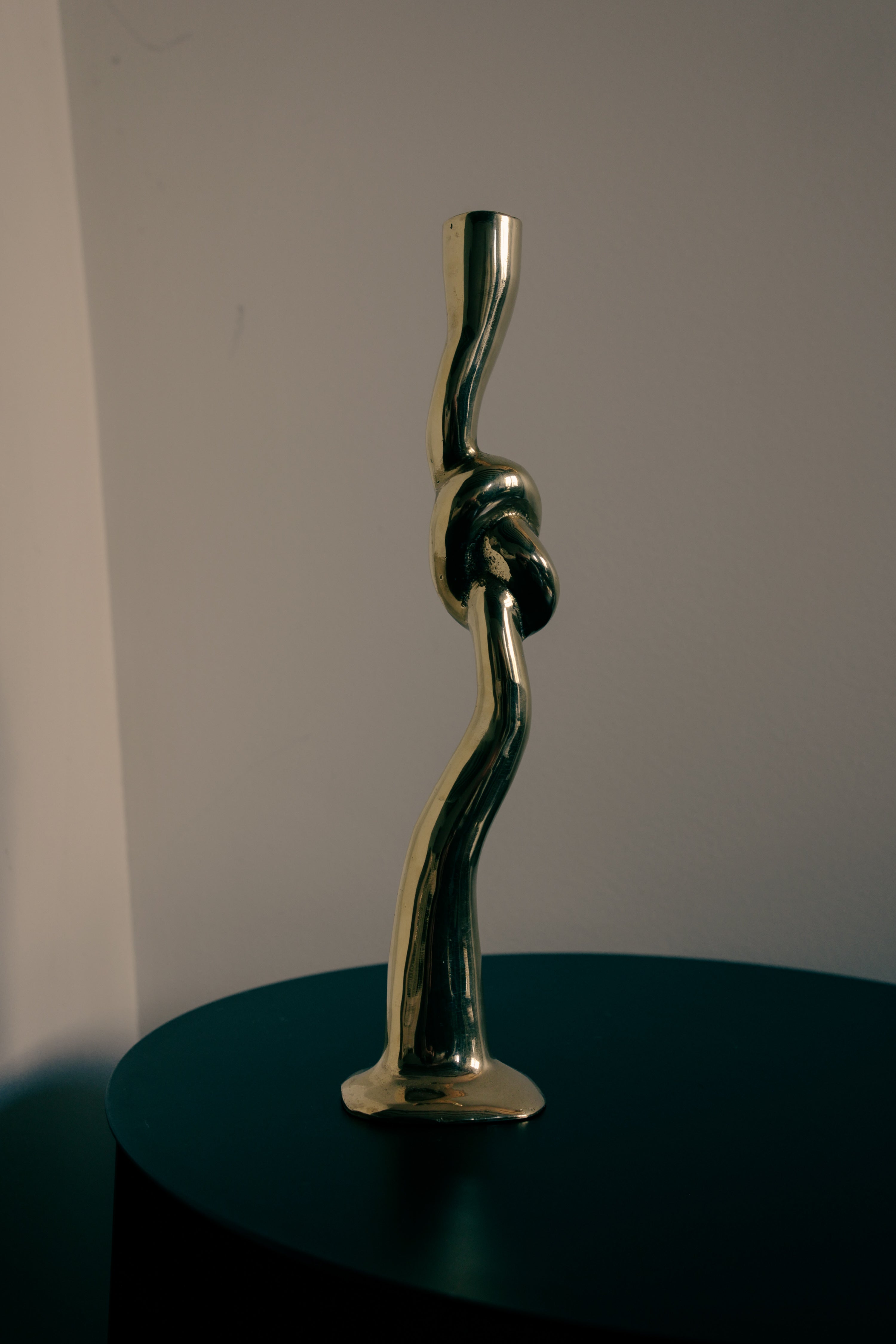 Sculptural Knot Candlestick