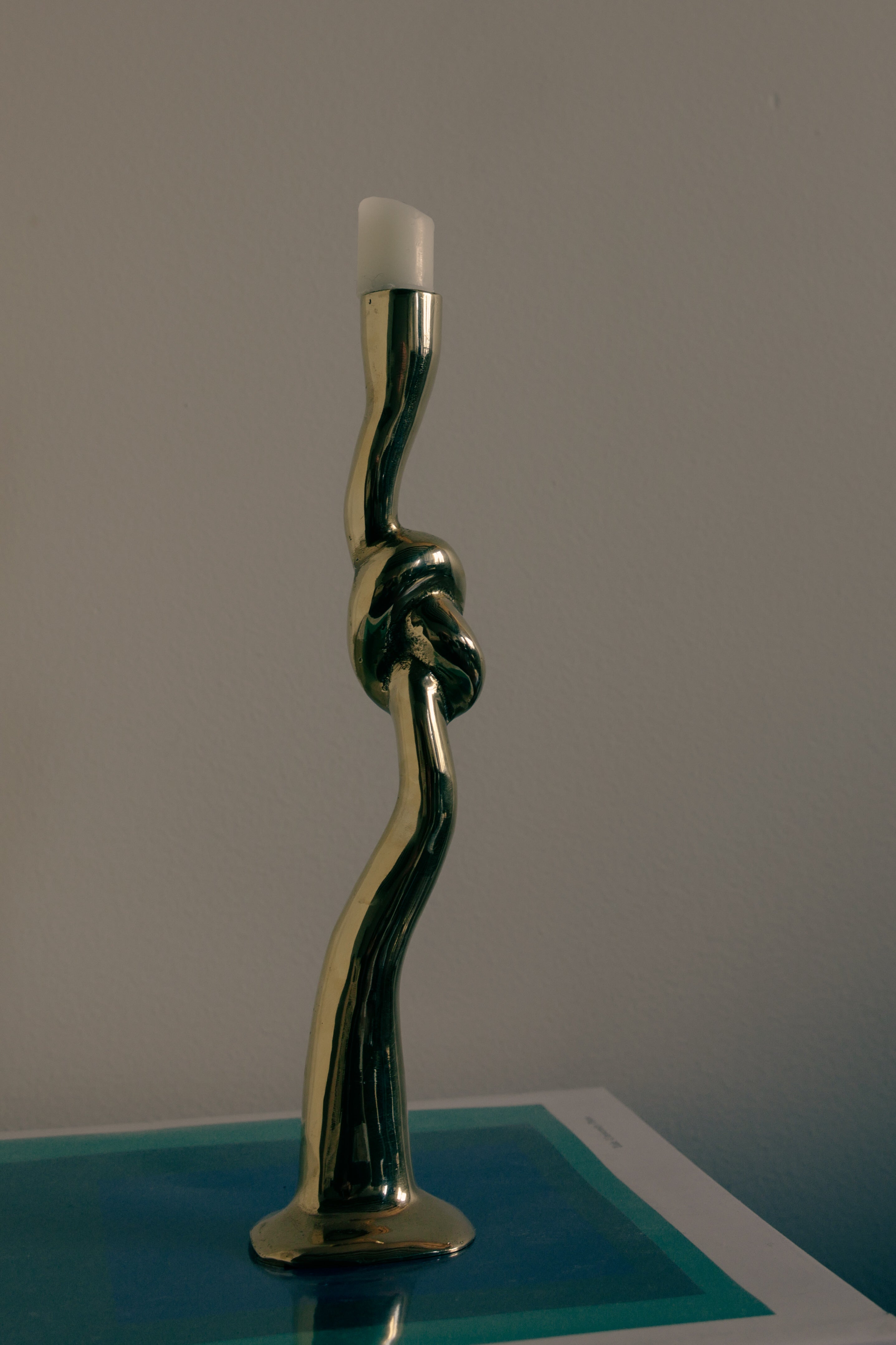 Sculptural Knot Candlestick