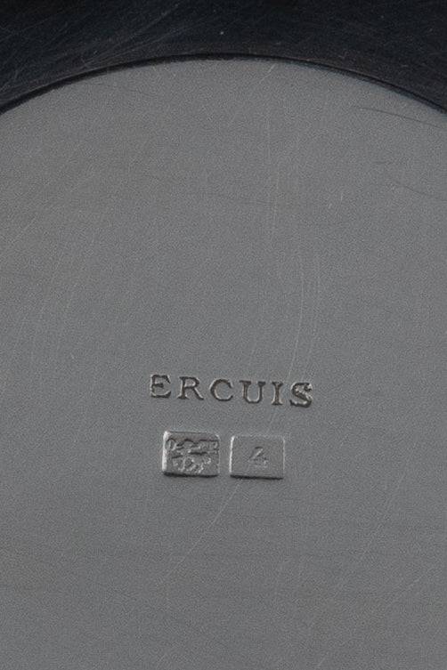 Art Deco Egg Cup & Spoon by Ercuis