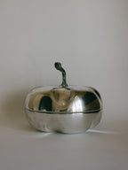 Grand Silver-Plated Pumpkin Bonbonnière Dish
