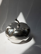Grand Silver-Plated Pumpkin Bonbonnière Dish